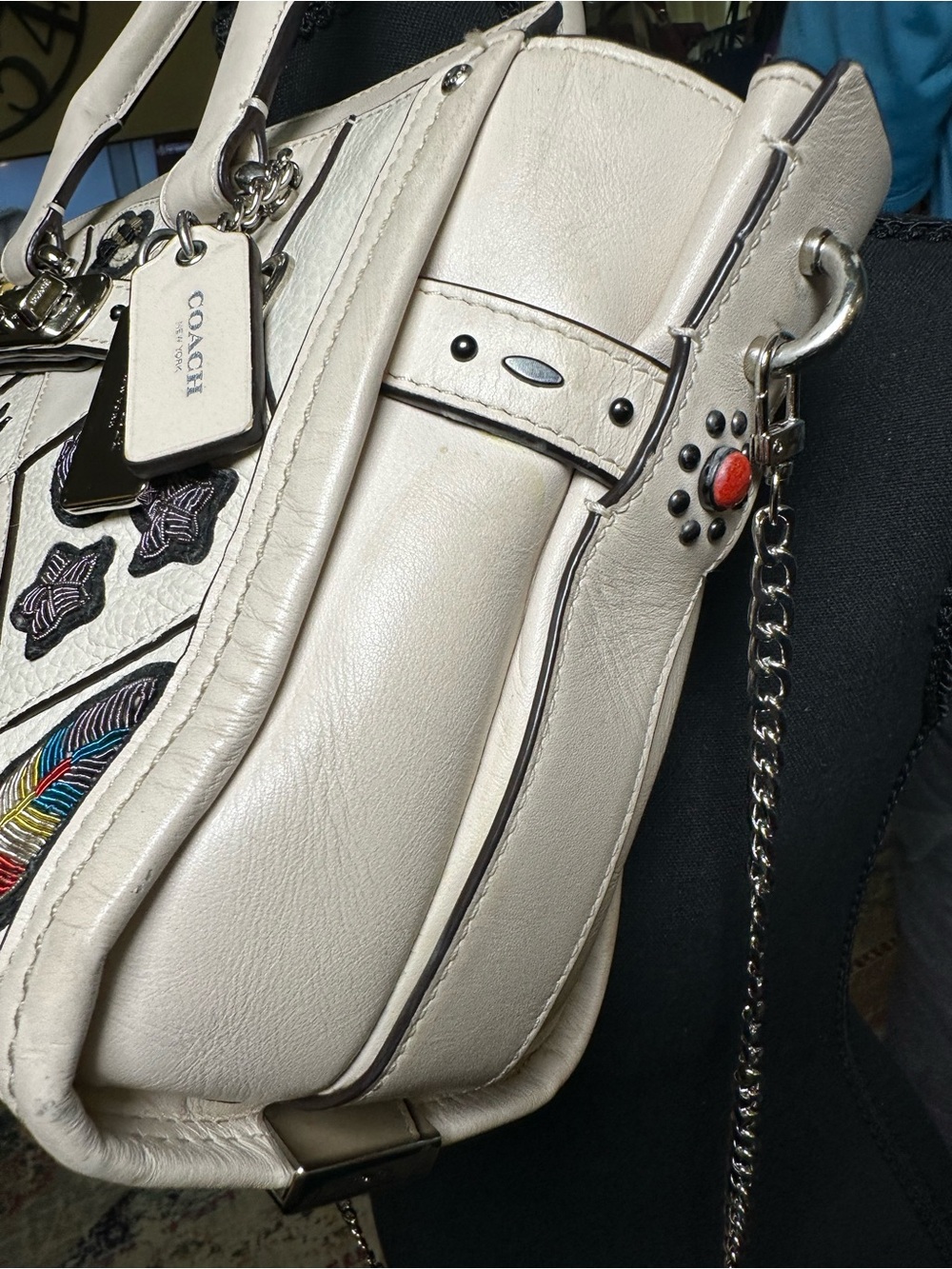 Coach Swagger 27 in Embellished Canyon Quilt Leather - Picture 8 of 16